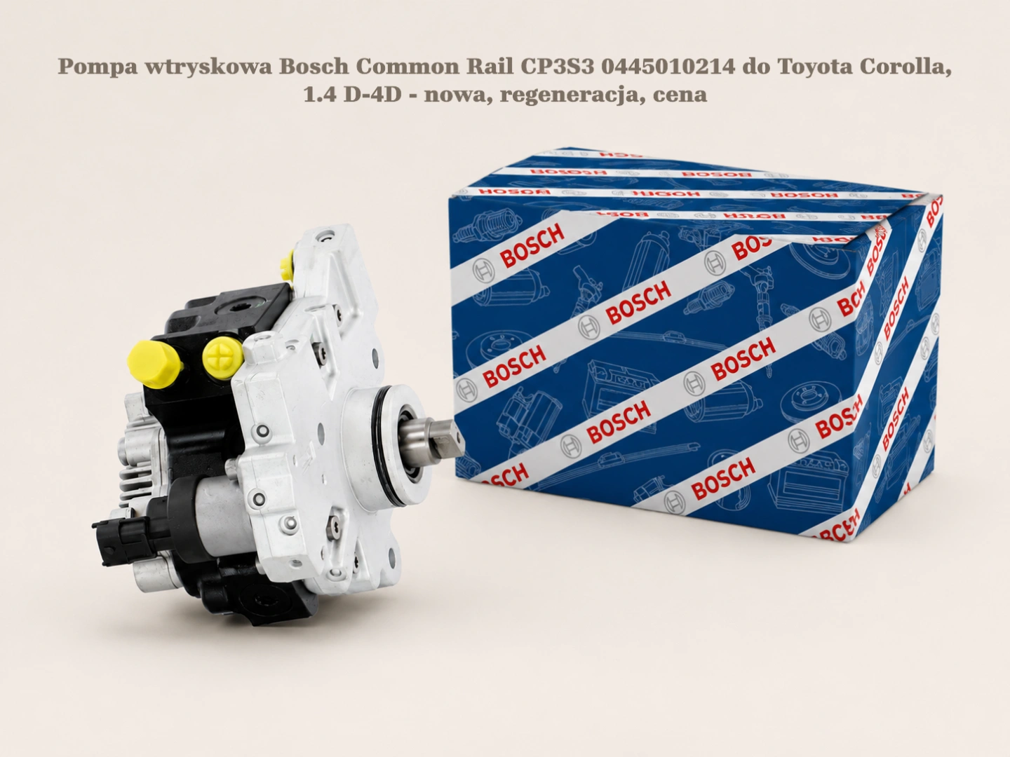 Pompa wtryskowa Bosch Common Rail CP3S3 0445010214 do Toyota Corolla, 1.4 D-4D