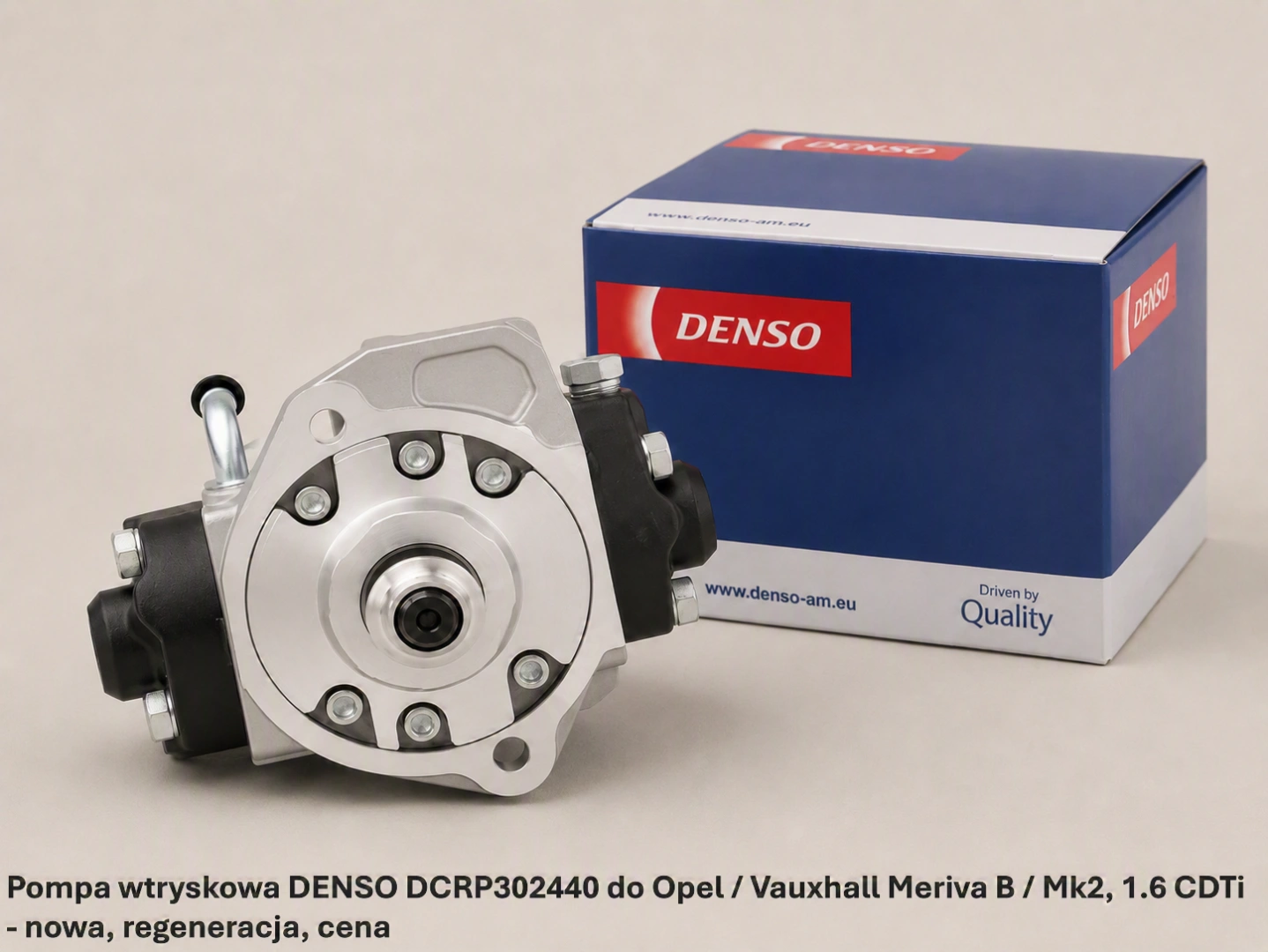Pompa wtryskowa DENSO DCRP302440 do Opel / Vauxhall Meriva B / Mk2, 1.6 CDTi 