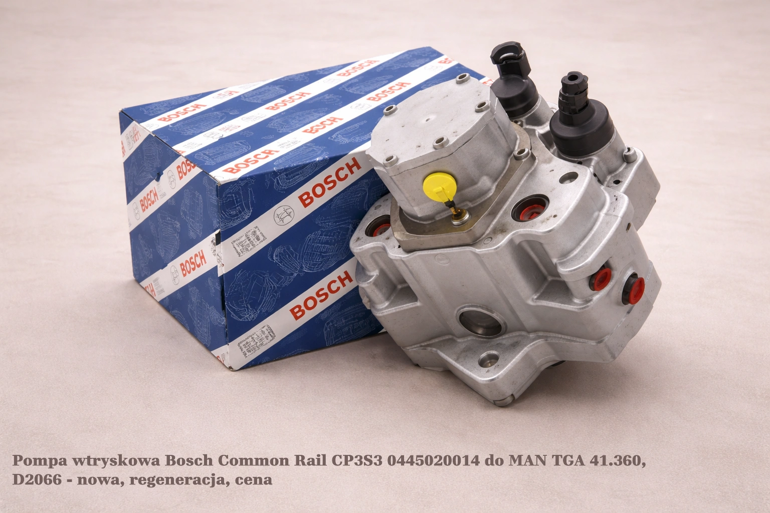 Pompa wtryskowa Bosch Common Rail CP3S3 0445020014 do MAN TGA 41.360, D2066 - nowa, regeneracja, cena