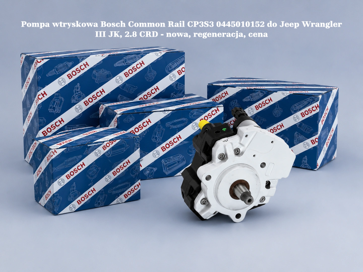 Pompa wtryskowa Bosch Common Rail CP3S3 0445010152 do Jeep Wrangler III JK, 2.8 CRD