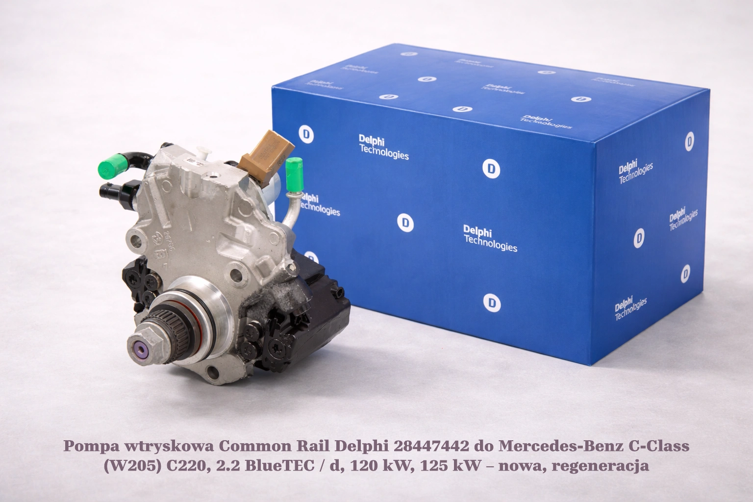 Pompa wtryskowa Common Rail Delphi 28447442 do Mercedes-Benz C-Class (W205) C220, 2.2 BlueTEC / d, 120 kW, 125 kW – nowa, regeneracja