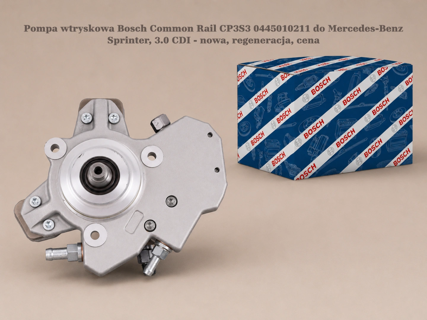 Pompa wtryskowa Bosch Common Rail CP3S3 0445010211 do Mercedes-Benz Sprinter, 3.0 CDI