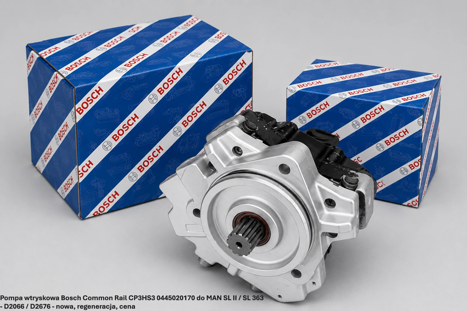 Pompa wtryskowa Bosch Common Rail CP3HS3 0445020170 do MAN SL II / SL 363 - D2066 / D2676- nowa, regeneracja, cena