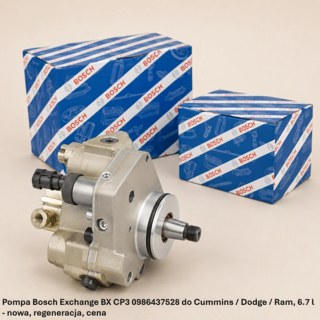 Pompa Bosch Exchange BX CP3 0986437528 do Cummins / Dodge / Ram, 6.7 l 
