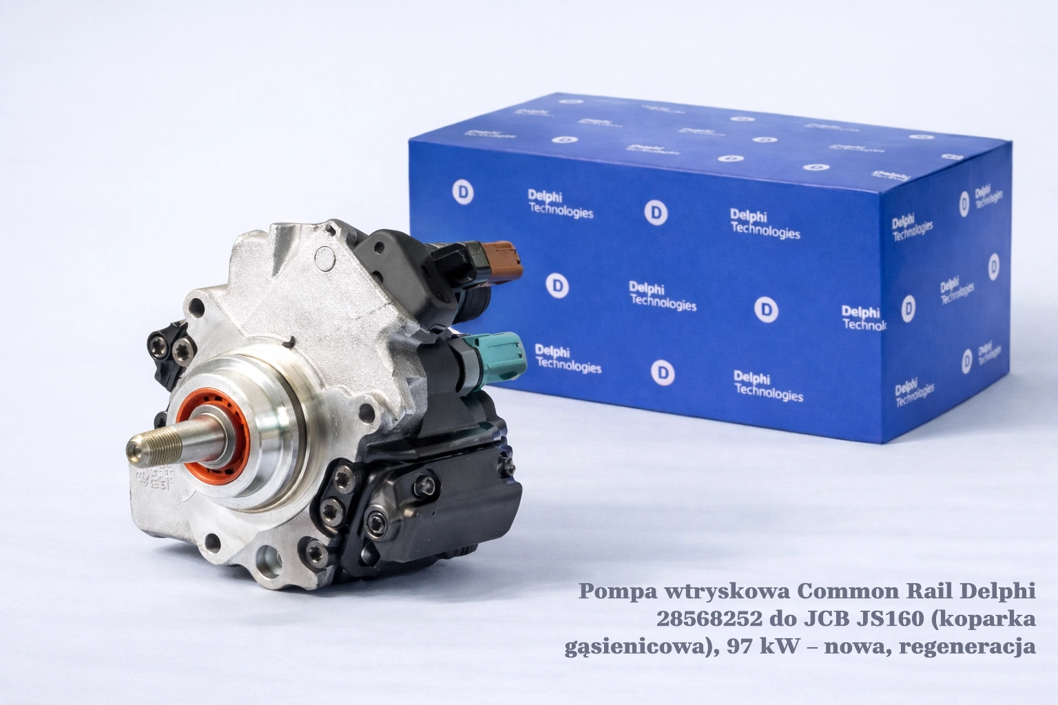 Pompa wtryskowa Common Rail Delphi 28568252 do JCB JS160 (koparka gąsienicowa), 97 kW – nowa, regeneracja