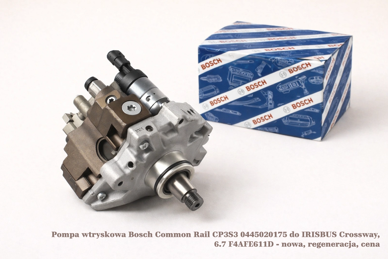 Pompa wtryskowa Bosch Common Rail CP3S3 0445020175 do IRISBUS Crossway, 6.7 F4AFE611D Pompa wtryskowa Bosch Common Rail CP3S3 0445020175 do IRISBUS Crossway, 6.7 F4AFE611D - nowa, regeneracja, cena