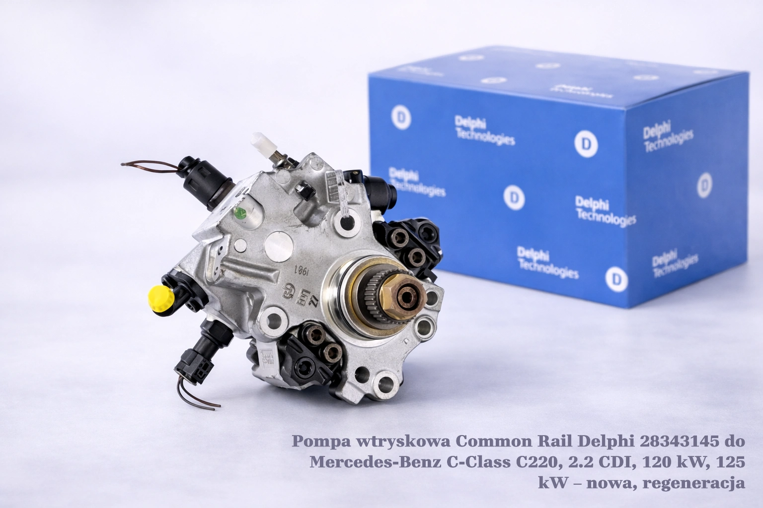 Pompa wtryskowa Common Rail Delphi 28343145 do Mercedes-Benz C-Class C220, 2.2 CDI, 120 kW, 125 kW – nowa, regeneracja