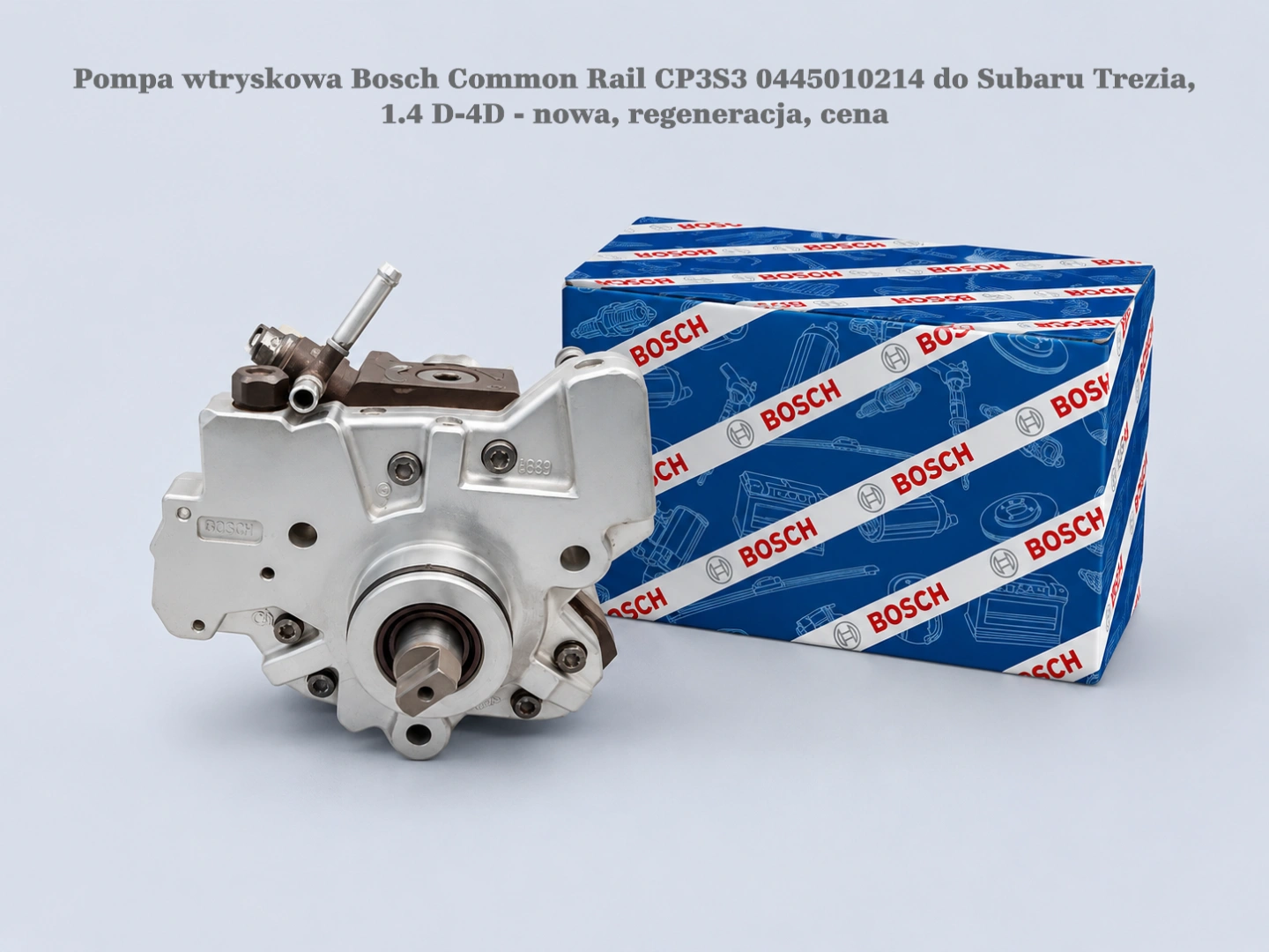 Pompa wtryskowa Bosch Common Rail CP3S3 0445010214 do Subaru Trezia, 1.4 D-4D