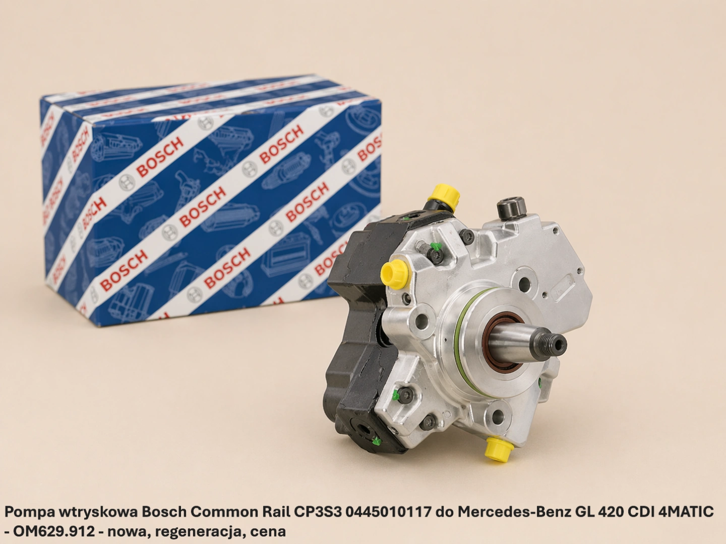 Pompa wtryskowa Bosch Common Rail CP3S3 0445010117 do Mercedes-Benz GL 420 CDI 4MATIC - OM629.912 - nowa, regeneracja, cena