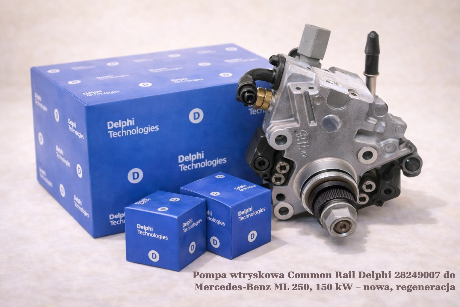 Pompa wtryskowa Common Rail Delphi 28249007 do Mercedes-Benz ML 250, 150 kW Pompa wtryskowa Common Rail Delphi 28249007 do Mercedes-Benz ML 250, 150 kW – nowa, regeneracja