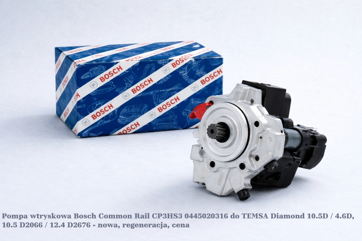 Pompa wtryskowa Bosch Common Rail CP3HS3 0445020316 do TEMSA Diamond 10.5D / 4.6D, 10.5 D2066 / 12.4 D2676 Pompa wtryskowa Bosch Common Rail CP3HS3 0445020316 do TEMSA Diamond 10.5D / 4.6D, 10.5 D2066 / 12.4 D2676 - nowa, regeneracja, cena