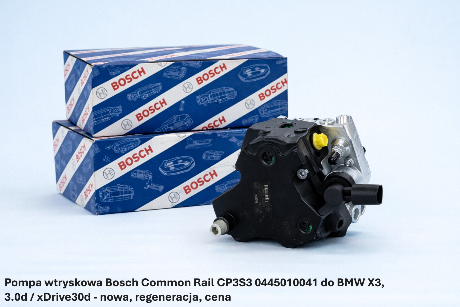 Pompa wtryskowa Bosch Common Rail CP3S3 0445010041 do BMW X3, 3.0d / xDrive30d Pompa wtryskowa Bosch Common Rail CP3S3 0445010041 do BMW X3, 3.0d / xDrive30d - nowa, regeneracja, cena