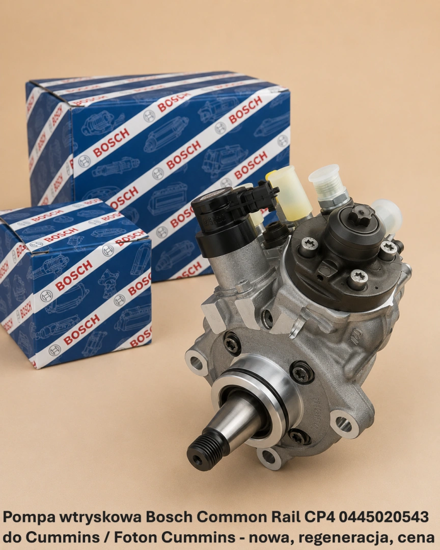 Pompa wtryskowa Bosch Common Rail CP4 0445020544 do Cummins / Foton Cummins 