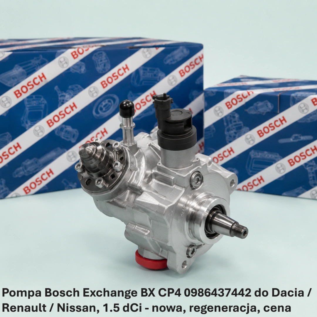 Pompa Bosch Exchange BX CP4 0986437442 do Dacia / Renault / Nissan, 1.5 dCi 