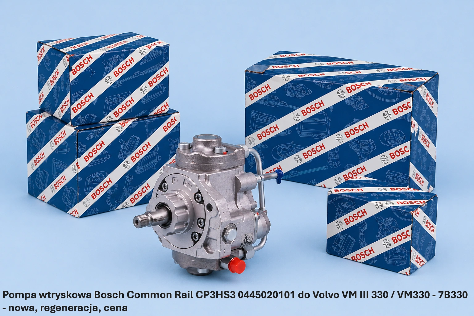 Pompa wtryskowa Bosch Common Rail CP3HS3 0445020101 do Volvo VM III 330 / VM330 - 7B330 - nowa, regeneracja, cena