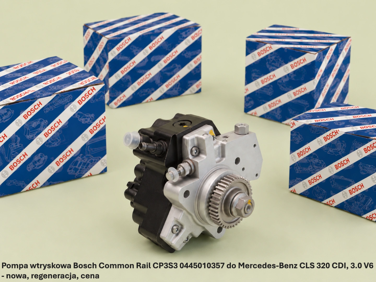 Pompa wtryskowa Bosch Common Rail CP3S3 0445010357 do Mercedes-Benz CLS 320 CDI, 3.0 V6 Pompa wtryskowa Bosch Common Rail CP3S3 0445010357 do Mercedes-Benz CLS 320 CDI, 3.0 V6 - nowa, regeneracja, cena