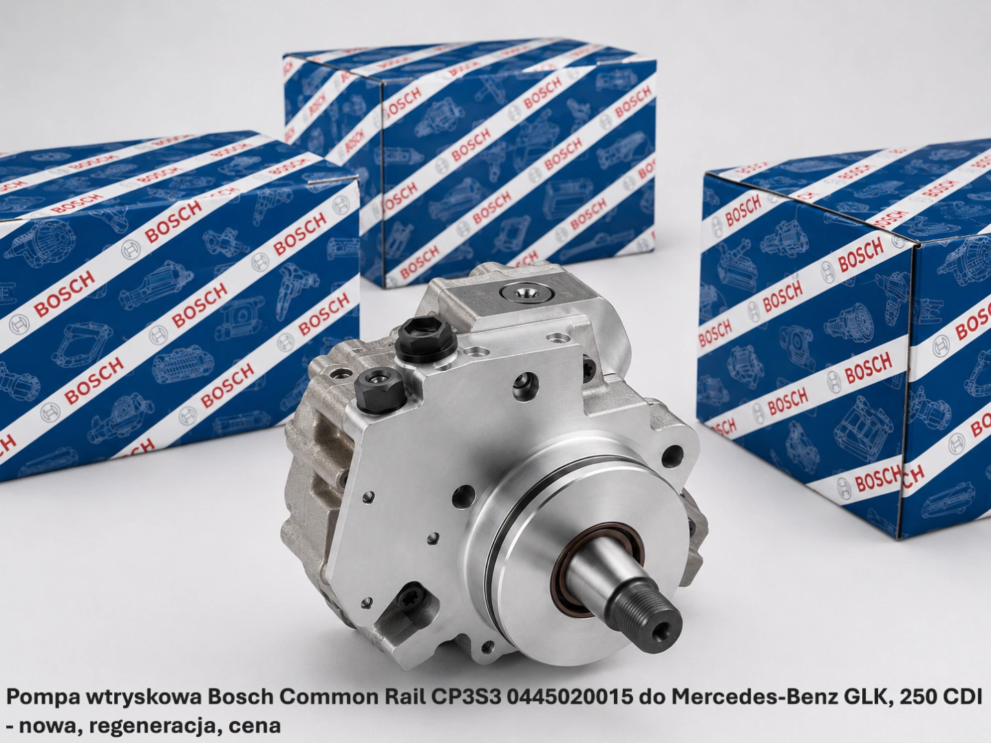 Pompa wtryskowa Bosch Common Rail CP3S3 0445020015 do Mercedes-Benz GLK, 250 CDI - nowa, regeneracja, cena