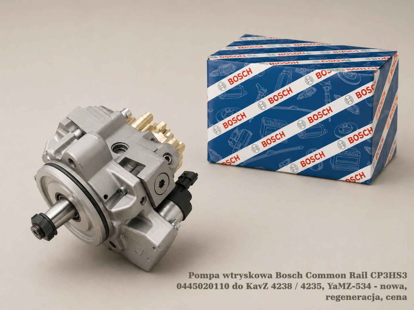 Pompa wtryskowa Bosch Common Rail CP3HS3 0445020110 do KavZ 4238 / 4235, YaMZ-534 - nowa, regeneracja, cena