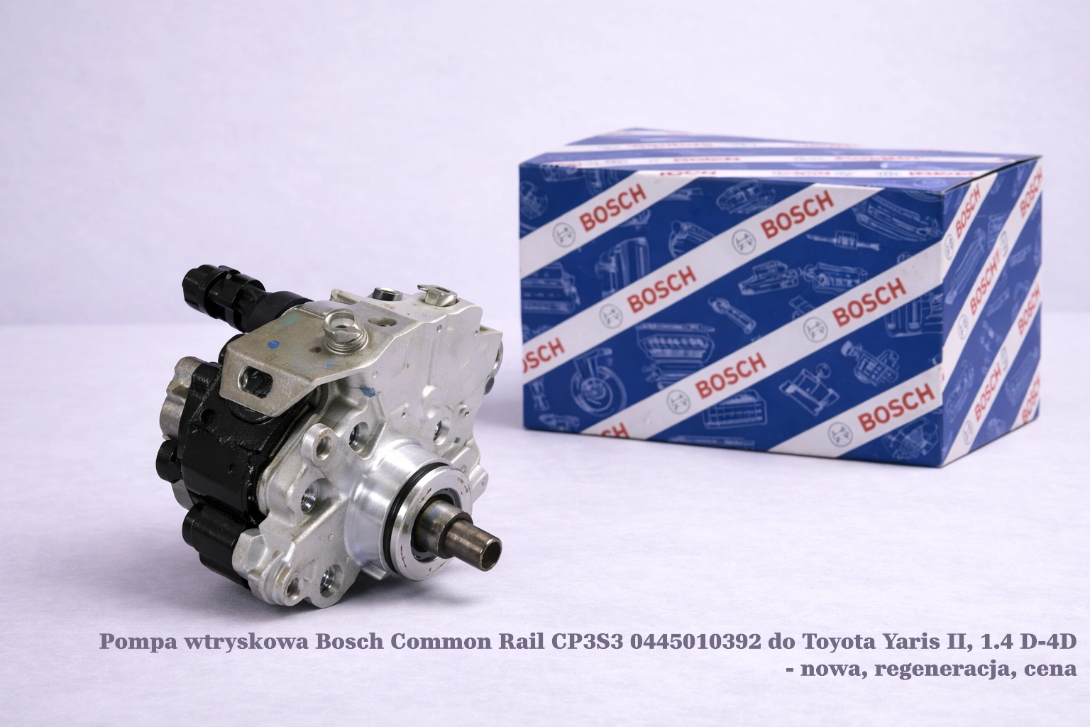 Pompa wtryskowa Bosch Common Rail CP3S3 0445010392 do Toyota Yaris II, 1.4 D-4D - nowa, regeneracja, cena