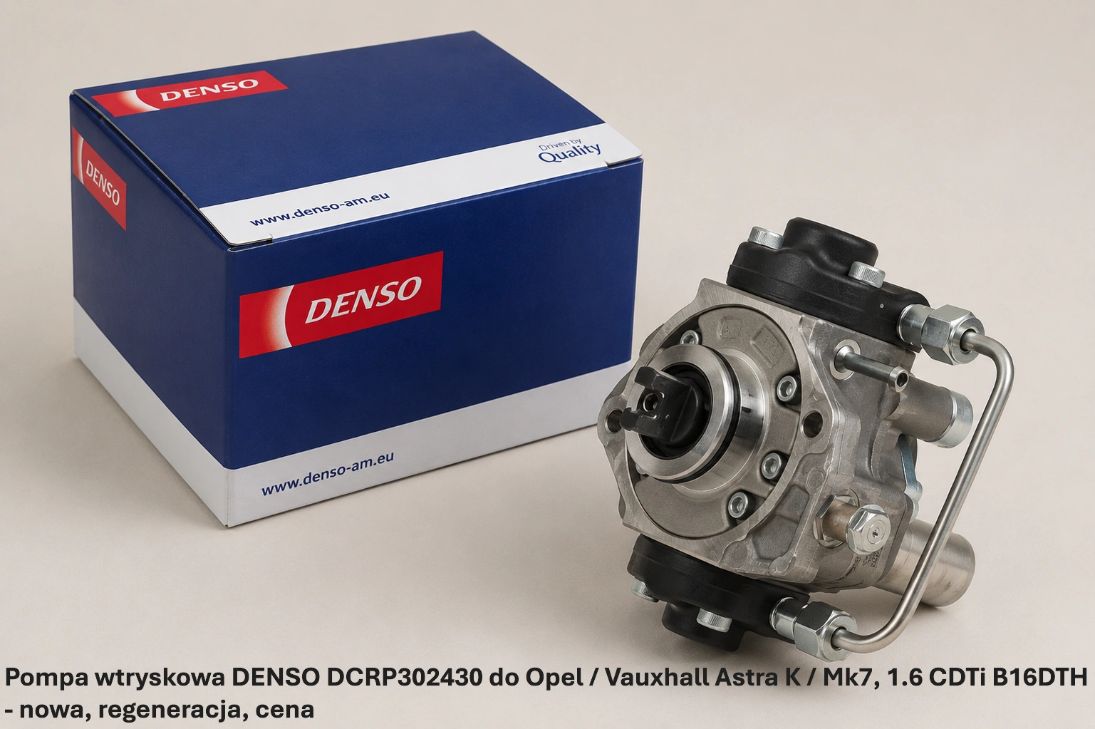 Pompa wtryskowa DENSO DCRP302430 do Opel / Vauxhall Astra K / Mk7, 1.6 CDTi B16DTH 