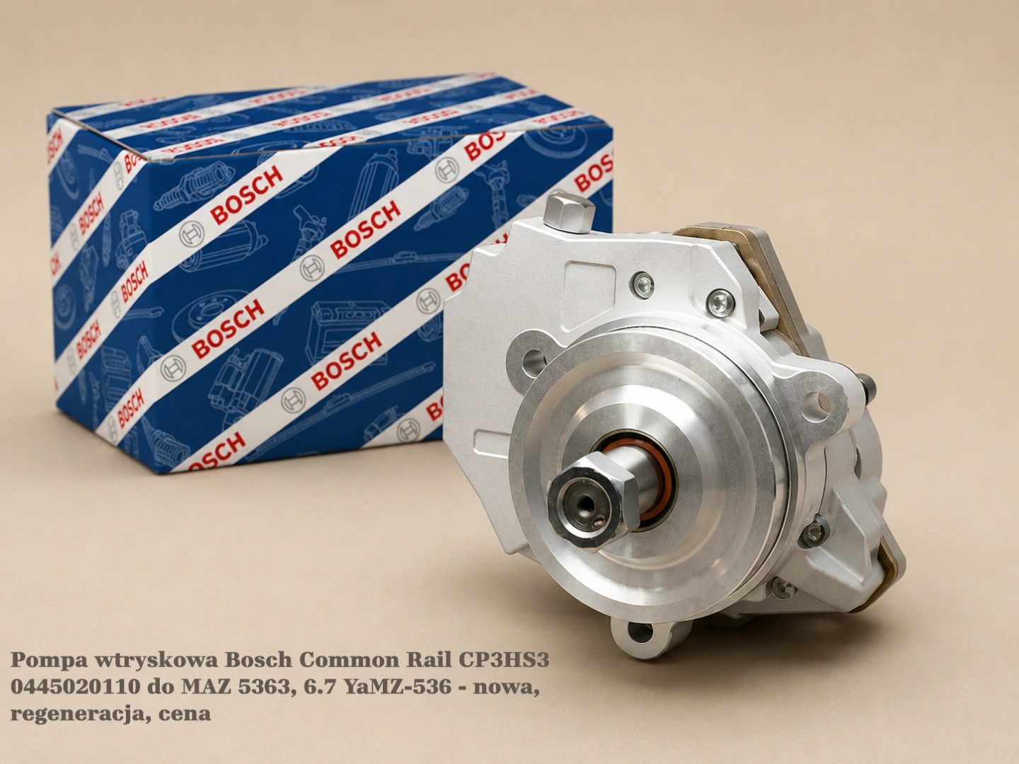 Pompa wtryskowa Bosch Common Rail CP3HS3 0445020110 do MAZ 5363, 6.7 YaMZ-536 - nowa, regeneracja, cena