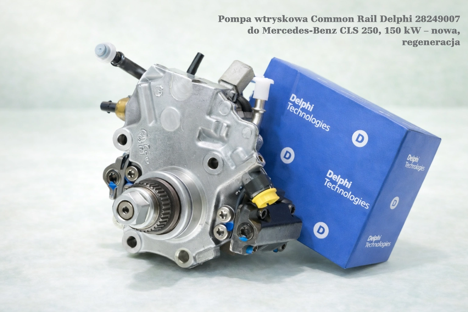 Pompa wtryskowa Common Rail Delphi 28249007 do Mercedes-Benz CLS 250, 150 kW – nowa, regeneracja