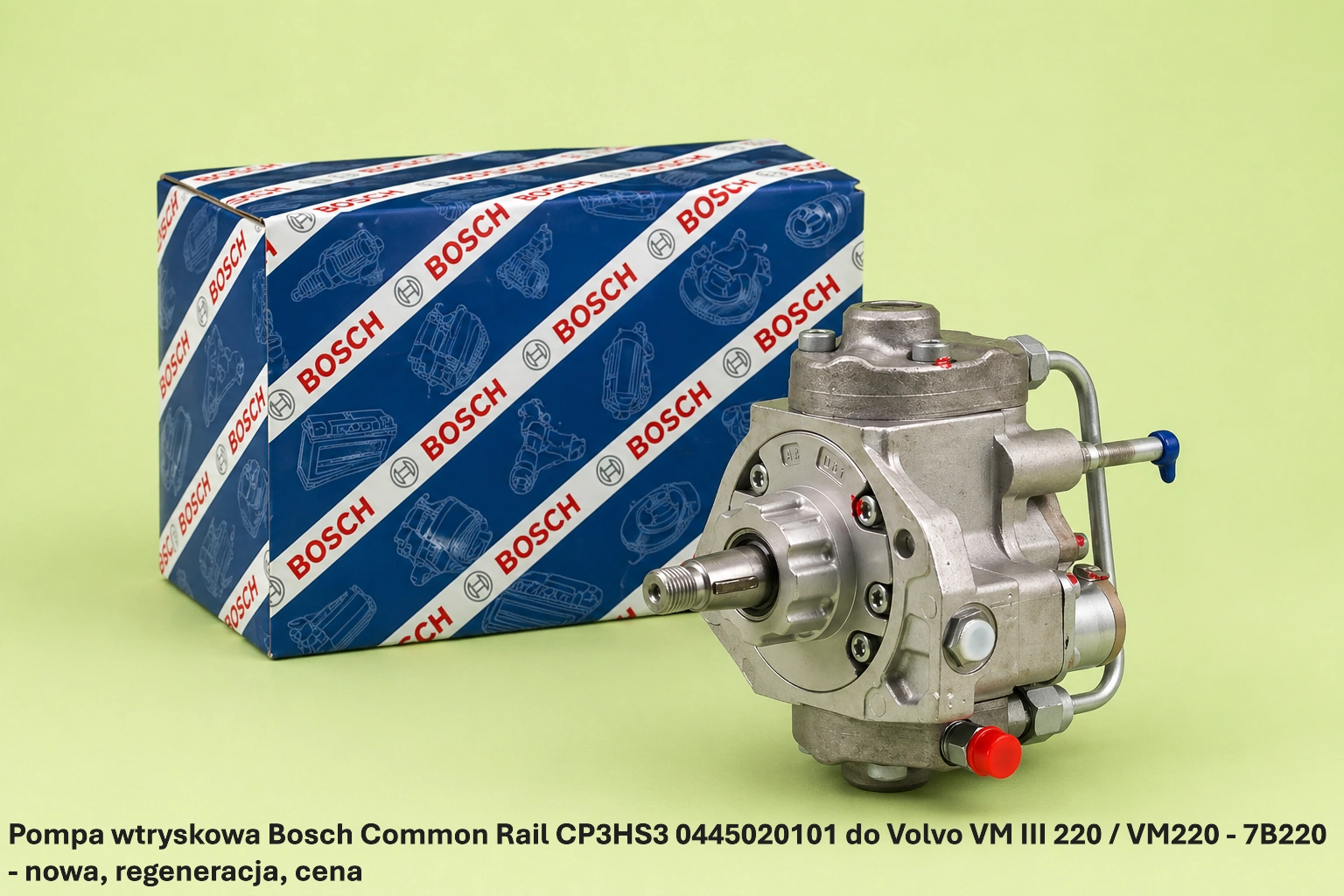 Pompa wtryskowa Bosch Common Rail CP3HS3 0445020101 do Volvo VM III 220 / VM220 - 7B220 - nowa, regeneracja, cena