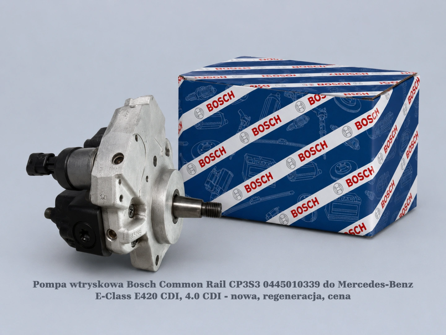Pompa wtryskowa Bosch Common Rail CP3S3 0445010339 do Mercedes-Benz E-Class E420 CDI, 4.0 CDI - nowa, regeneracja, cena