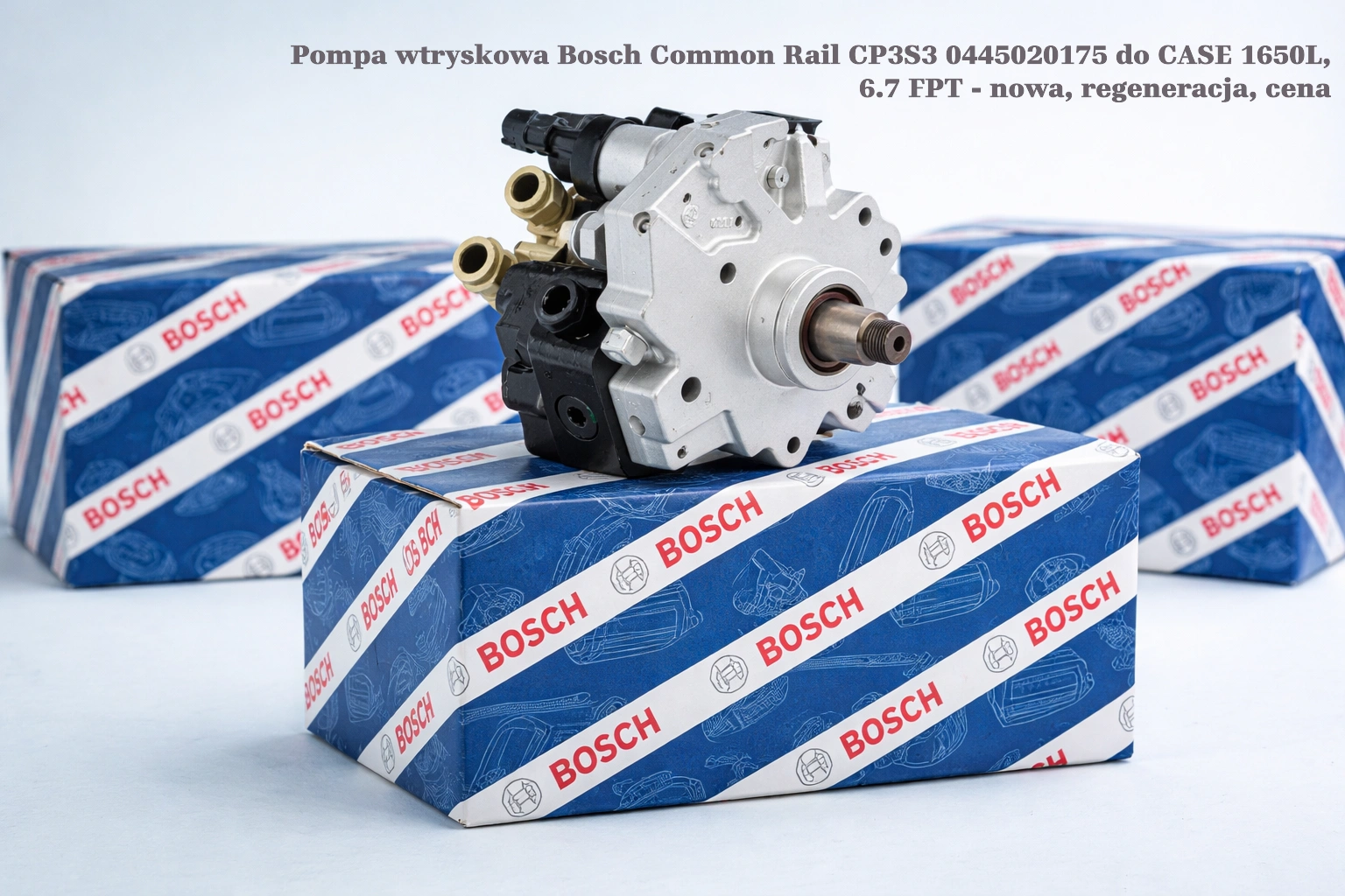 Pompa wtryskowa Bosch Common Rail CP3S3 0445020175 do CASE 1650L, 6.7 FPT - nowa, regeneracja, cena