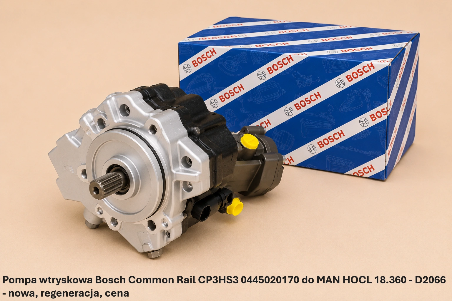 Pompa wtryskowa Bosch Common Rail CP3HS3 0445020170 do MAN HOCL 18.360 - D2066 - nowa, regeneracja, cena