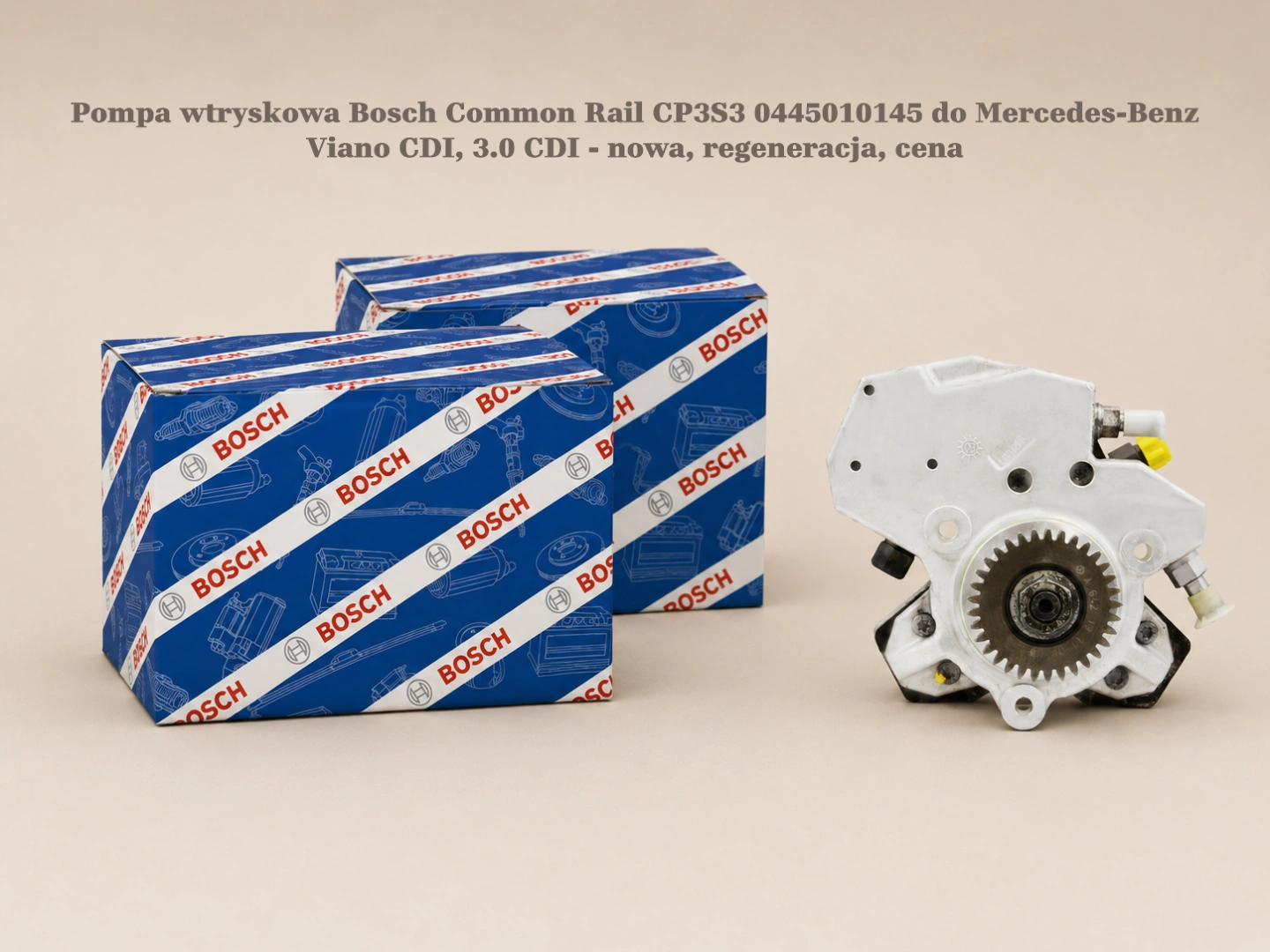 Pompa wtryskowa Bosch Common Rail CP3S3 0445010145 do Mercedes-Benz Viano CDI, 3.0 CDI