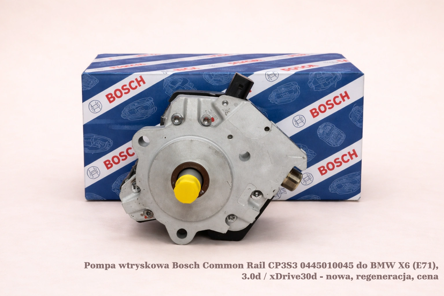 Pompa wtryskowa Bosch Common Rail CP3S3 0445010045 do BMW X6 (E71), 3.0d / xDrive30d - nowa, regeneracja, cena