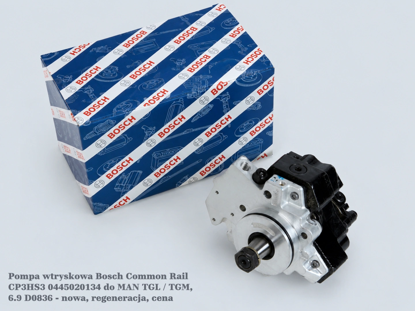 Pompa wtryskowa Bosch Common Rail CP3HS3 0445020134 do MAN TGL / TGM, 6.9 D0836 Pompa wtryskowa Bosch Common Rail CP3HS3 0445020134 do MAN TGL / TGM, 6.9 D0836 - nowa, regeneracja, cena