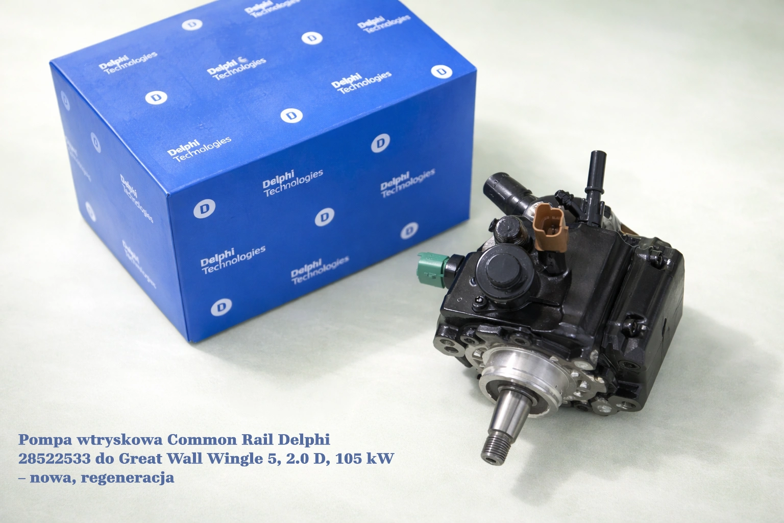 Pompa wtryskowa Common Rail Delphi 28522533 do Great Wall Wingle 5, 2.0 D, 105 kW – nowa, regeneracja