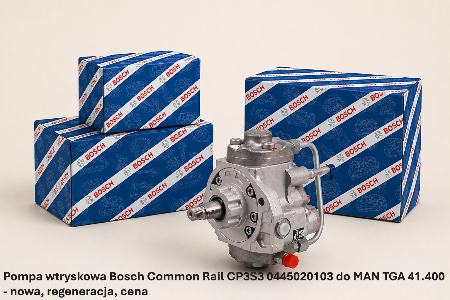 Pompa wtryskowa Bosch Common Rail CP3S3 0445020103 do MAN TGA 41.400 - nowa, regeneracja, cena
