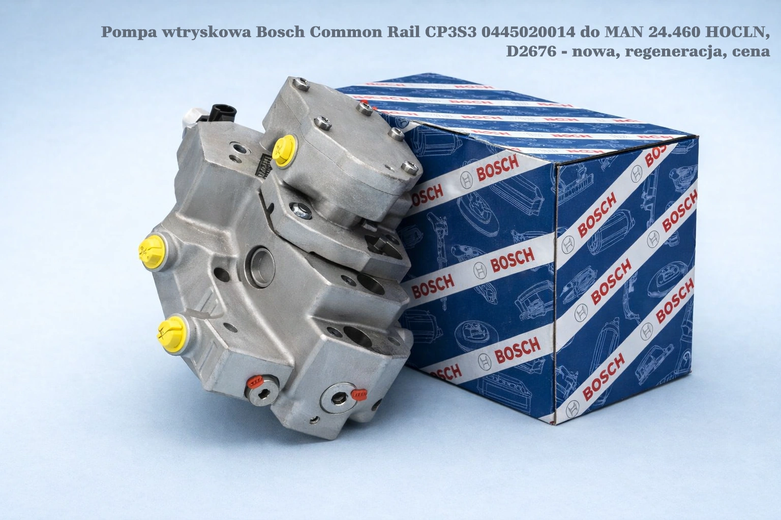 Pompa wtryskowa Bosch Common Rail CP3S3 0445020014 do MAN 24.460 HOCLN, D2676 - nowa, regeneracja, cena