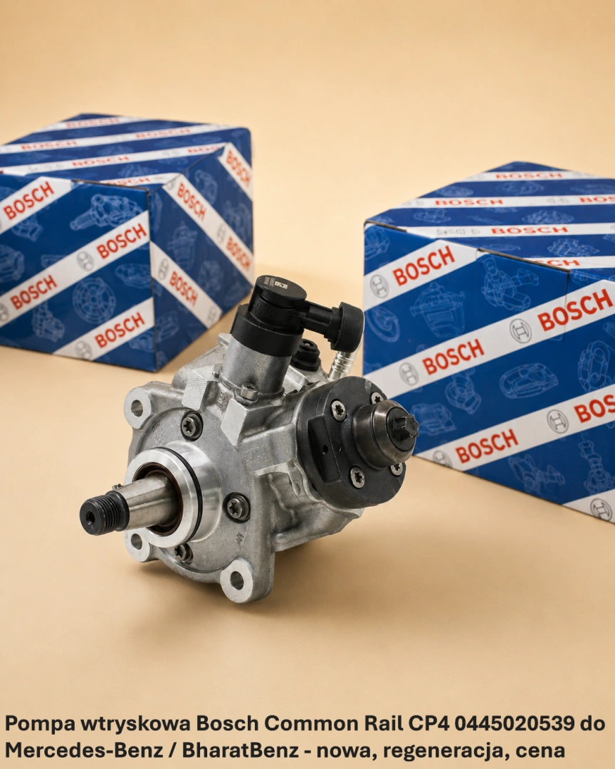 Pompa wtryskowa Bosch Common Rail CP4 0445020539 do Mercedes-Benz / BharatBenz 