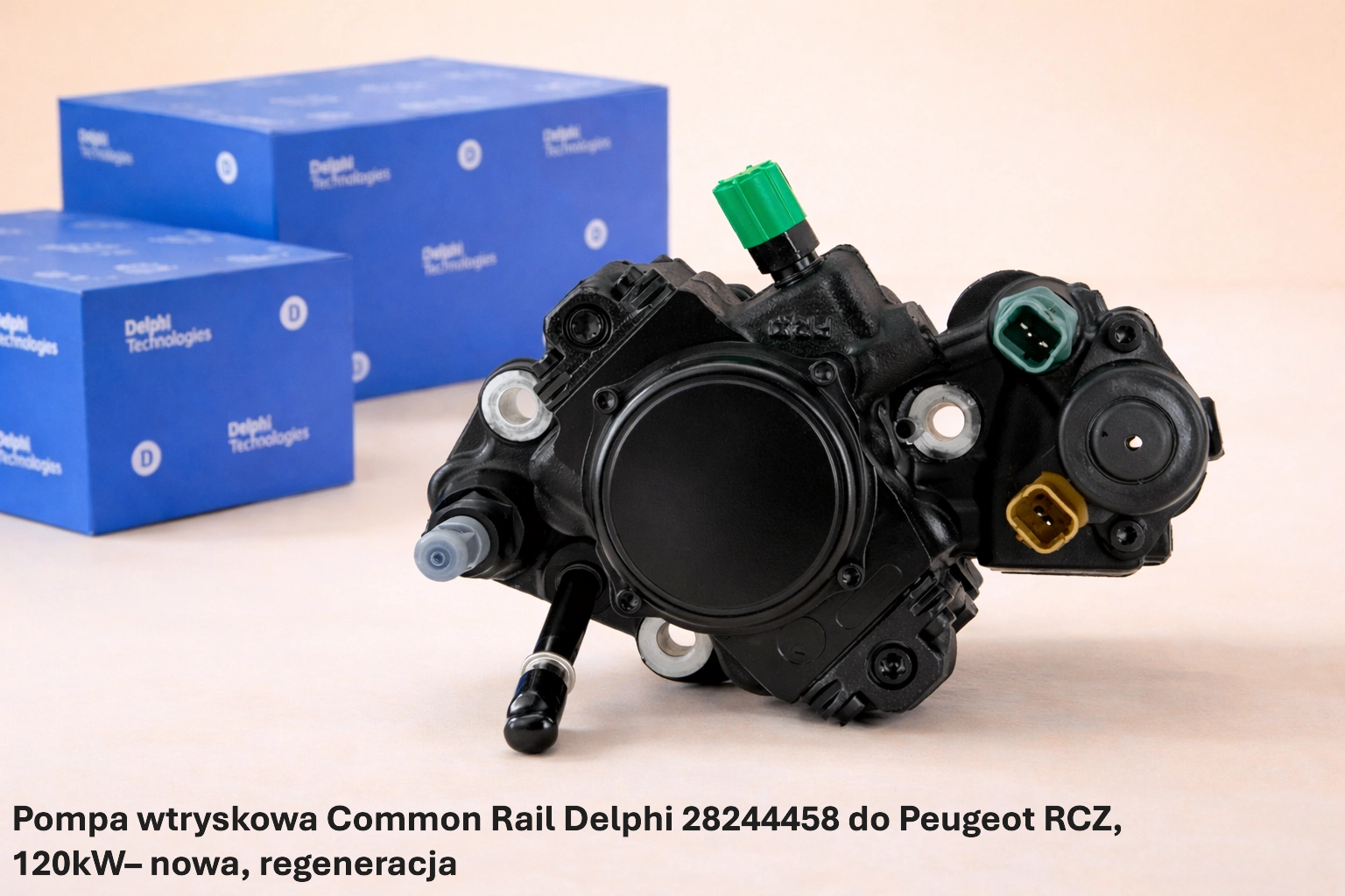 Pompa wtryskowa Common Rail Delphi 28244458 do Peugeot RCZ, 120kW– nowa, regeneracja