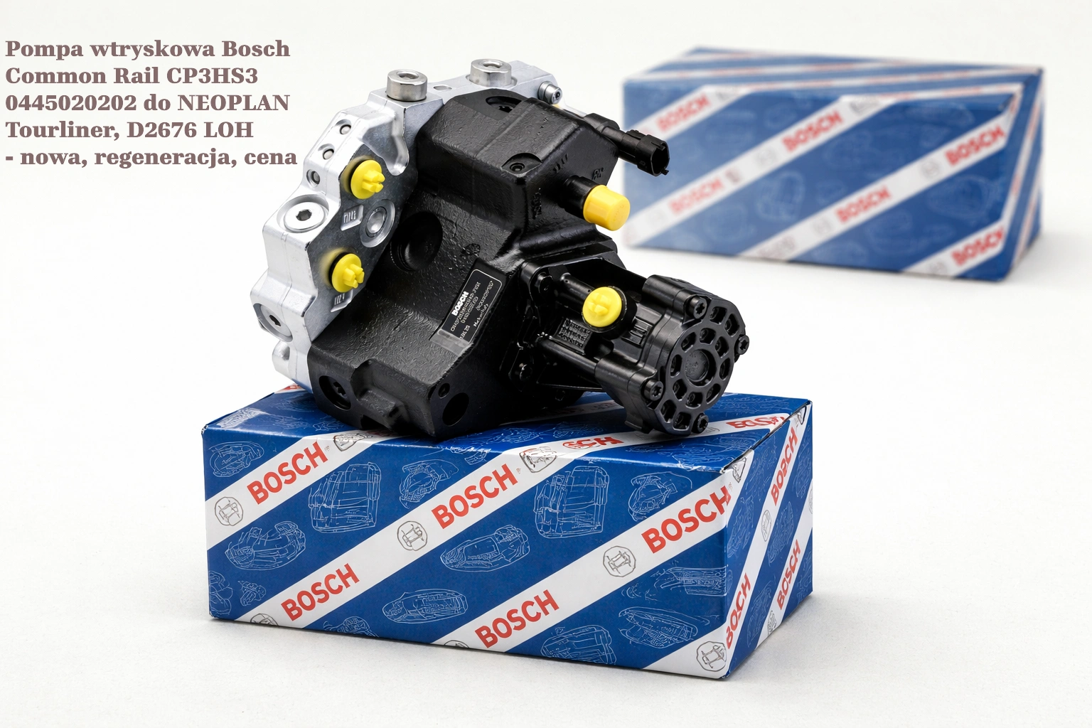 Pompa wtryskowa Bosch Common Rail CP3HS3 0445020202 do NEOPLAN Tourliner, D2676 LOH - nowa, regeneracja, cena