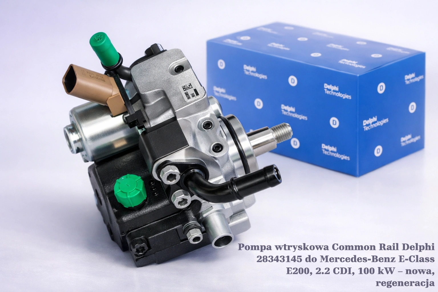Pompa wtryskowa Common Rail Delphi 28343145 do Mercedes-Benz E-Class E200, 2.2 CDI, 100 kW – nowa, regeneracja