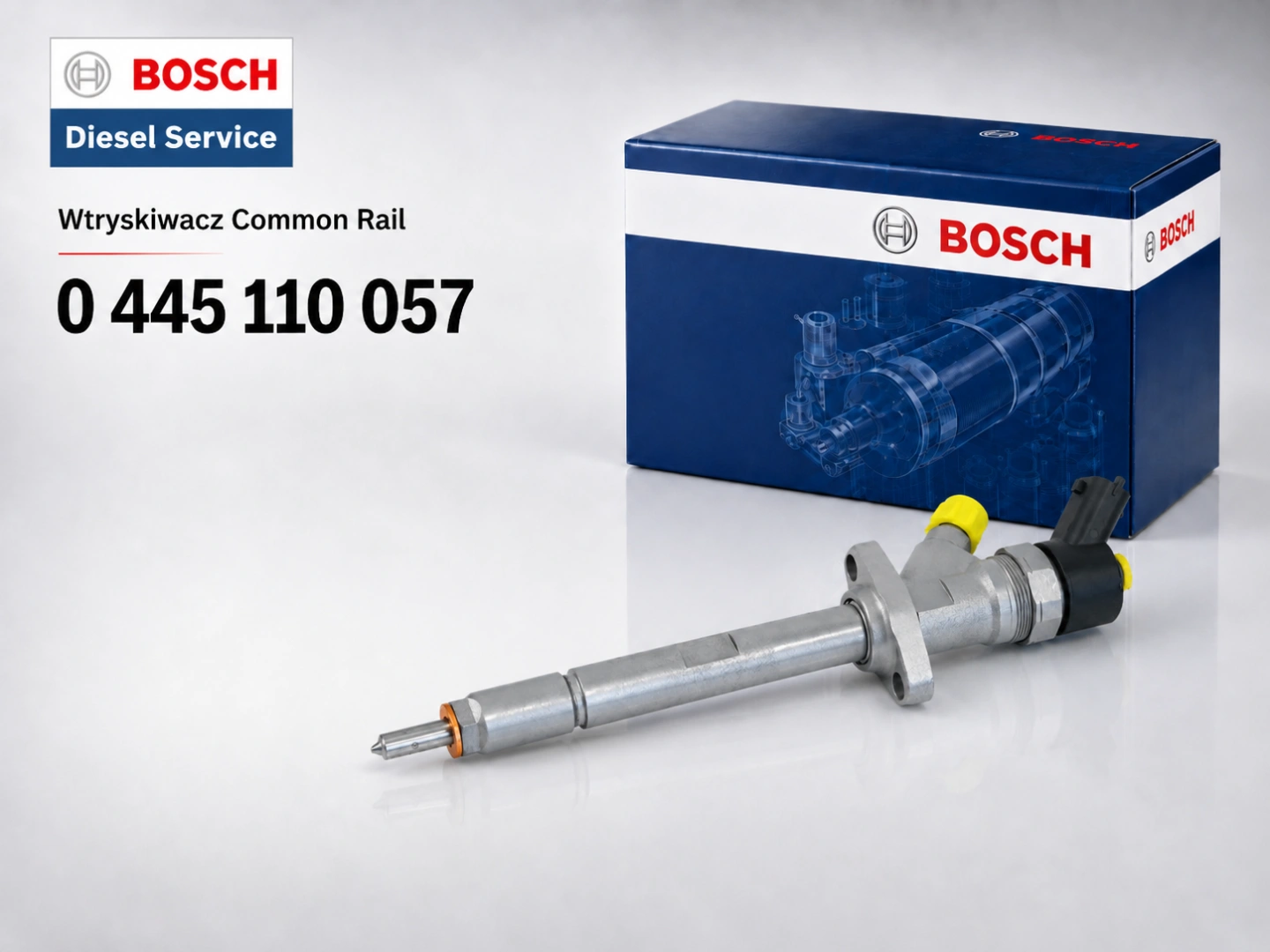 Wtryskiwacz Bosch 0445110057 do silnika 2.0 HDi