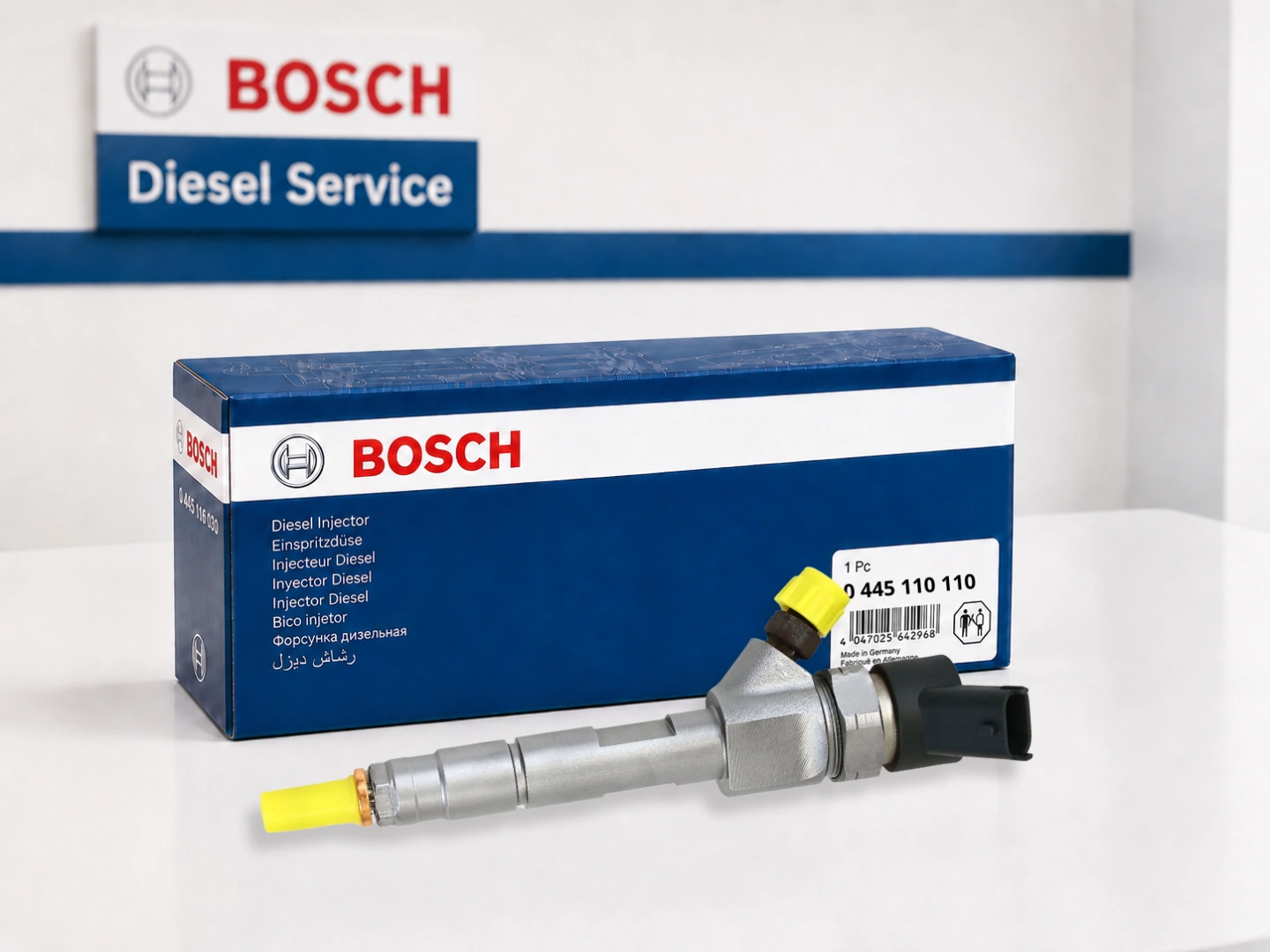 Bosch 0445110110 nowy lub zregenerowany Produktowy wtryskiwacz Bosch 0445110110 z opakowaniem
