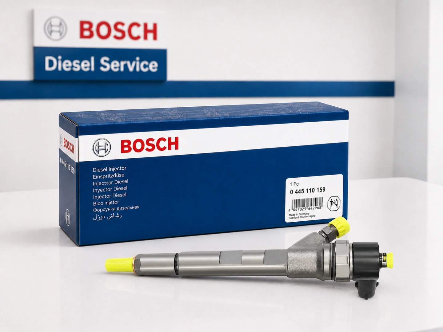 Bosch 0445110159 nowy lub zregenerowany Produktowy wtryskiwacz Bosch 0445110159 z opakowaniem