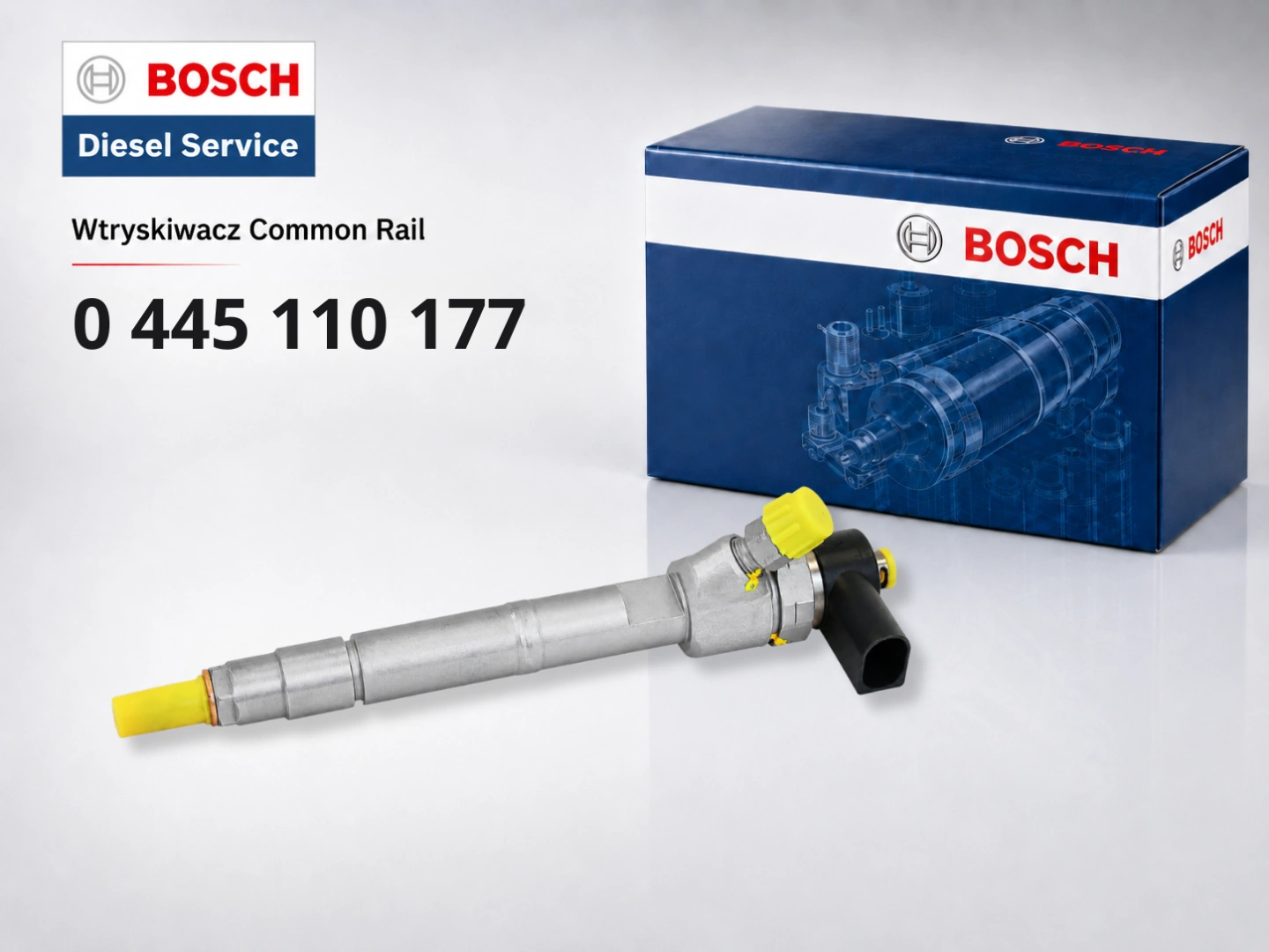 Bosch 0445110177 do Mercedes-Benz CDI Wtryskiwacz Bosch 0445110177 do silnika Mercedes CDI