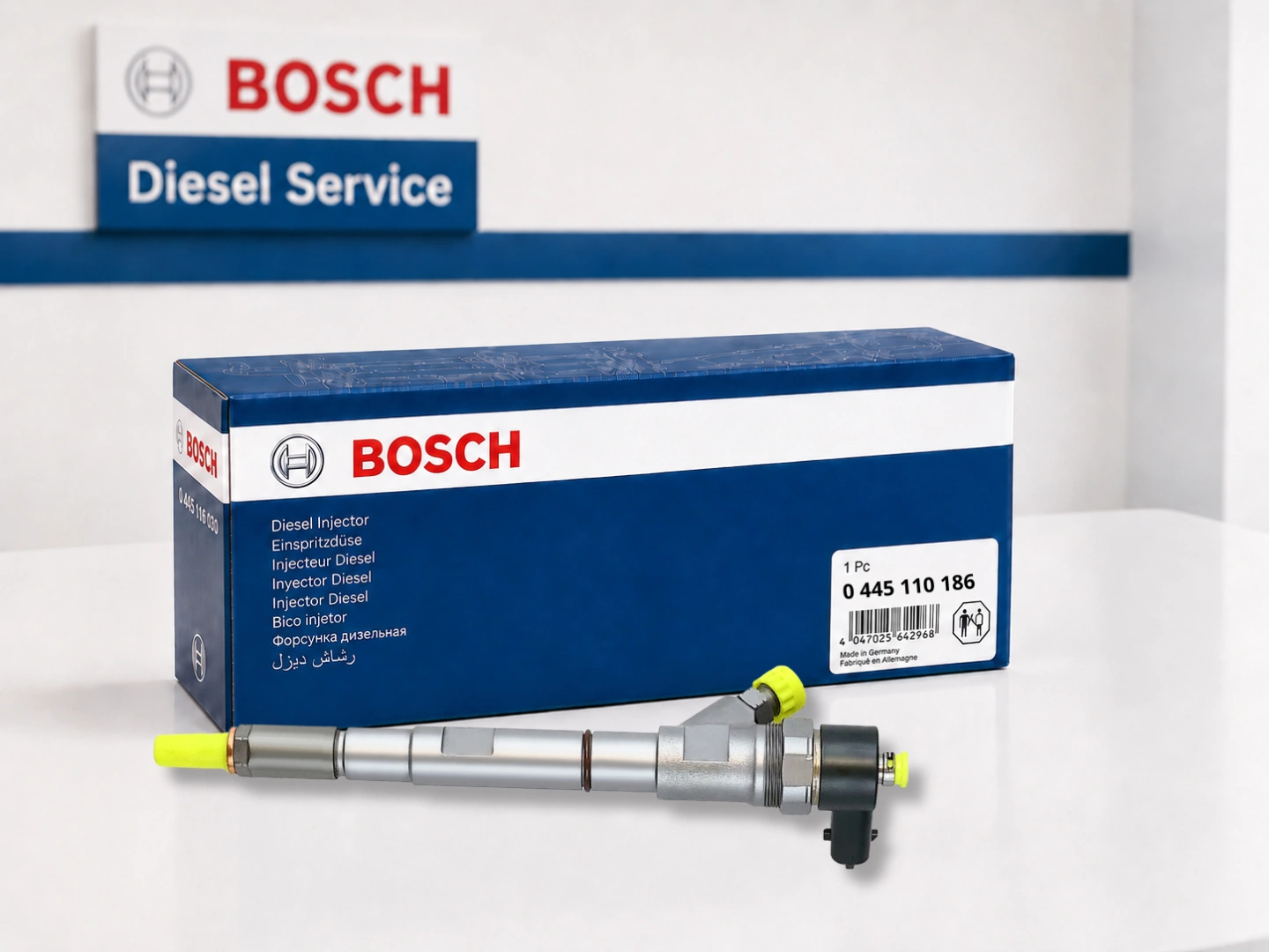 Bosch 0445110186 jako nowy lub zregenerowany wtryskiwacz Wtryskiwacz Bosch 0445110186 przygotowany do sprzedaży