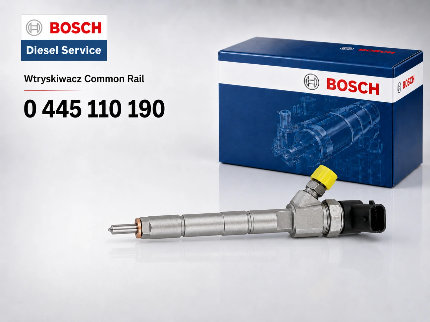 Bosch 0445110190 wtryskiwacz Common Rail do Mercedes-Benz CDI Wtryskiwacz Bosch 0445110190 jako wariant sprzedażowy