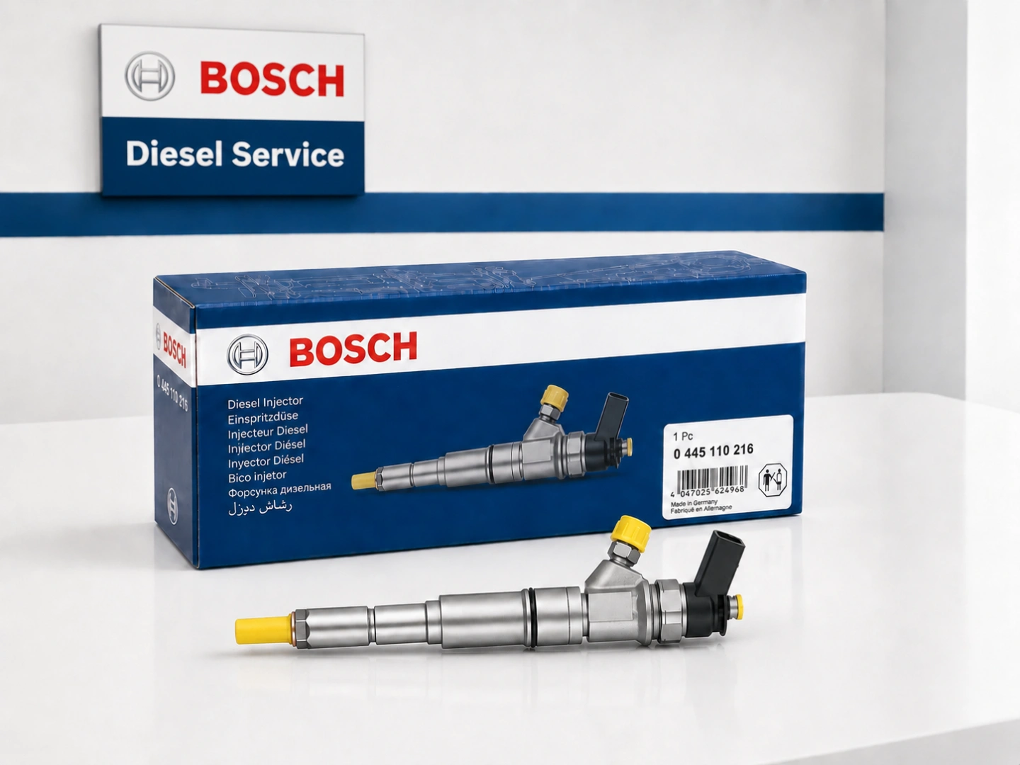 Wtryskiwacz Bosch 0445110216 przygotowany do wysyłki