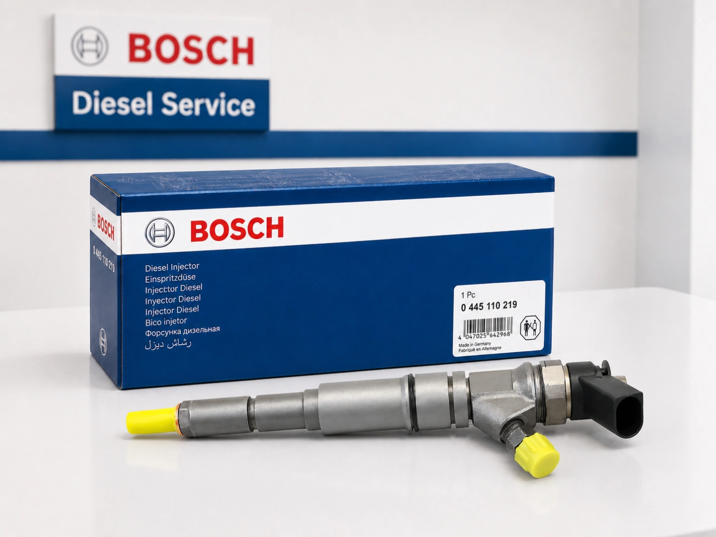 Produktowy wtryskiwacz Bosch 0445110219 z opakowaniem