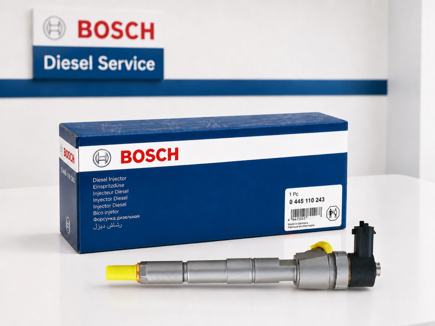 Bosch 0445110243 nowy albo zregenerowany Wtryskiwacz Bosch 0445110243 w wariancie nowym lub zregenerowanym