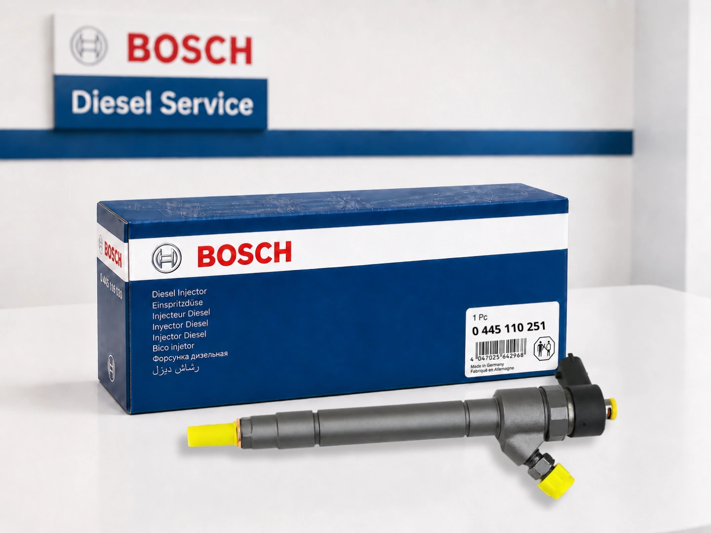 Bosch 0445110251 nowy albo zregenerowany Wtryskiwacz Bosch 0445110251 w wariancie nowym lub zregenerowanym